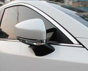Накладки на зеркала хромированные узкие для Mazda CX-5 2017-